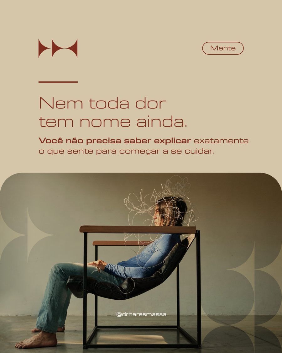 Nem toda dor tem nome ainda
